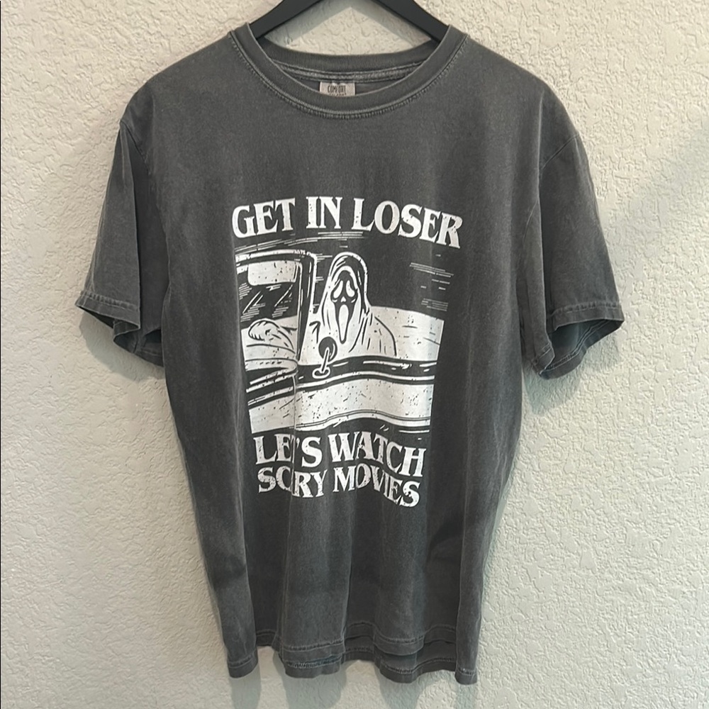 Gray Graphic Tee large
